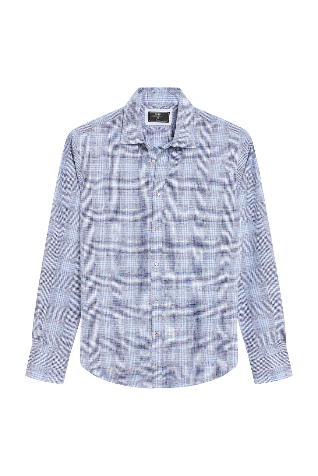 【BAON】[unisex] Torico Over Check Shirt Classic-Fit Non-Iron Graphic Check Shirt | Banana Republic